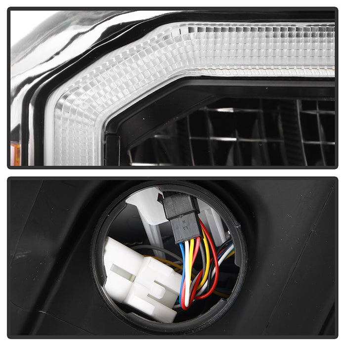 SPYDER Xtune 20-22 Toyota Tacoma Full LED w/DRL Headlight - OE Black Right (HD-JH-TTA20-FLED-OE-BK-R) 9953330