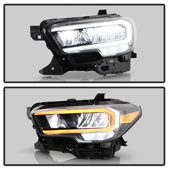 SPYDER Xtune 20-22 Toyota Tacoma Full LED w/DRL Headlight - OE Left (HD-JH-TTA20-FLED-OE-L) 9953309
