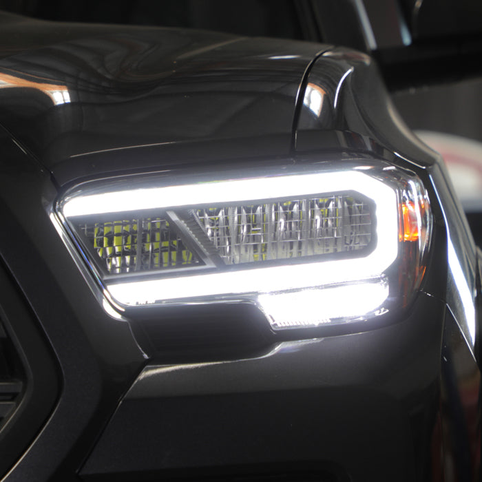 SPYDER Xtune 20-22 Toyota Tacoma Full LED w/DRL Headlight - OE Left (HD-JH-TTA20-FLED-OE-L) 9953309