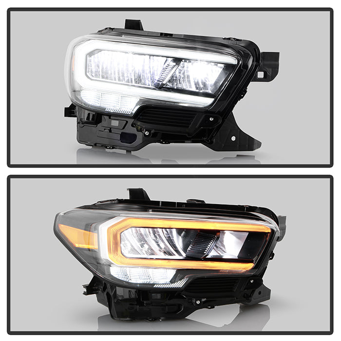 SPYDER Xtune 20-22 Toyota Tacoma Full LED w/DRL Headlight - OE Right (HD-JH-TTA20-FLED-OE-R) 9953316