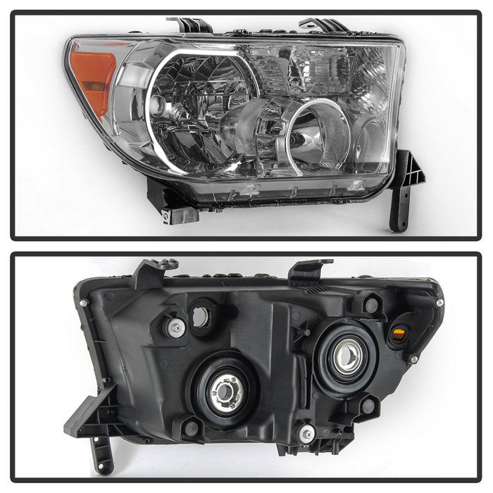 SPYDER xTune 07-13 Toyota Tundra (w/o Headlight Washer) Headlight - OEM Right (HD-JH-TTU07-OE-R) 9042270