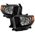 SPYDER xTune 14-17 Toyota Tundra w/o Running Lights OEM Style Halogen Headlights - Blk (HD-JH-TTU14-AM-BK) 9039683