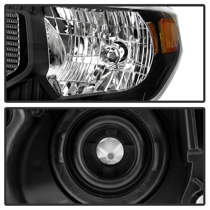 SPYDER xTune 14-17 Toyota Tundra w/o Running Lights OEM Style Halogen Headlights - Blk (HD-JH-TTU14-AM-BK) 9039683