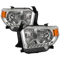 SPYDER xTune 14-17 Toyota Tundra w/o Running Lights OEM Style Halogen Headlights - Chrm (HD-JH-TTU14-AM-C) 9039690
