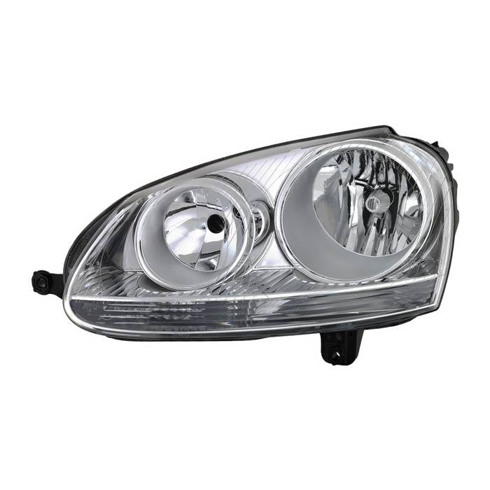 SPYDER xTune Volkswagen Golf 06-09 Driver Side Headlight - OEM Left Black HD-JH-TCOL14-OE-R 9039973