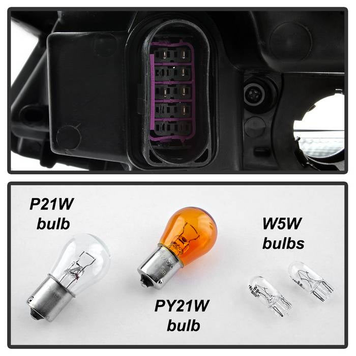 SPYDER Xtune Volkswagen Jetta 11-14 Amber Crystal Headlights Black HD-JH-VJ11-AM-BK 5075796