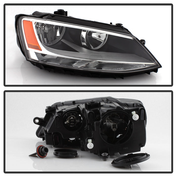 SPYDER xTune Volkswagen Jetta 11-14 Passenger Side Halogen Headlight - OEM R HD-JH-VJ11-OE-R 9939020