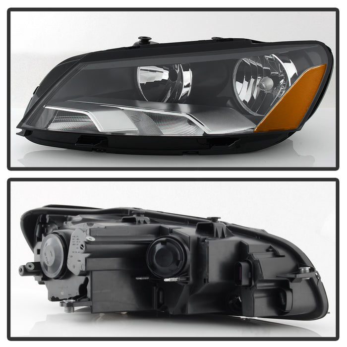 SPYDER xTune VW Passat 11-14 Driver Side Halogen Headlight - OEM L HD-JH-VP12-OE-L 9938924