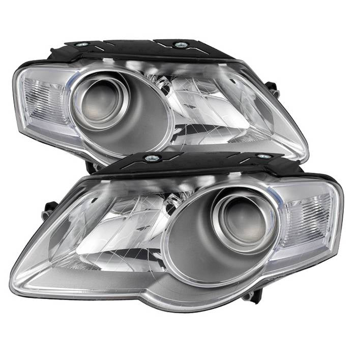 SPYDER Xtune Volkswagen Passat 06-10 (Halogen Only) Projector Headlights Chrome HD-JH-VWPAT06-C 9025570