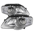 SPYDER Xtune Volkswagen Passat 06-10 (Halogen Only) Projector Headlights Chrome HD-JH-VWPAT06-C 9025570