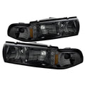 SPYDER Xtune Chevy Caprice 91-96 / Impala 91-96 1Pc LED Crystal Headlights Smoke HD-ON-CCP91-1PC-LED-SM 5031648