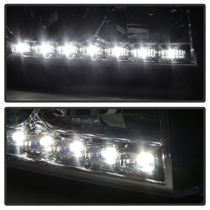 SPYDER Xtune Dodge Charger 06-10 1Pc LED Crystal Headlights Chrome HD-ON-DCH05-1PC-LED-C 5017628