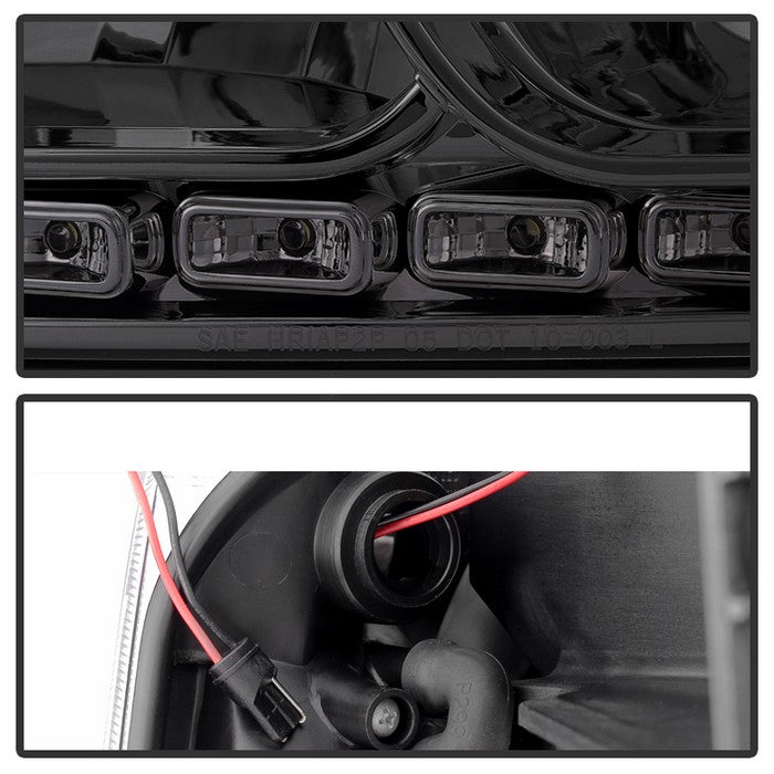 SPYDER Xtune Dodge Charger 06-10 1Pc LED Crystal Headlights Smoke HD-ON-DCH05-1PC-LED-SM 5017642