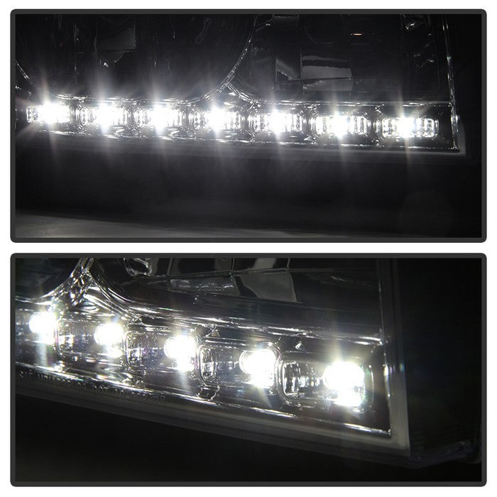 SPYDER Xtune Dodge Charger 06-10 1Pc LED Crystal Headlights Smoke HD-ON-DCH05-1PC-LED-SM 5017642