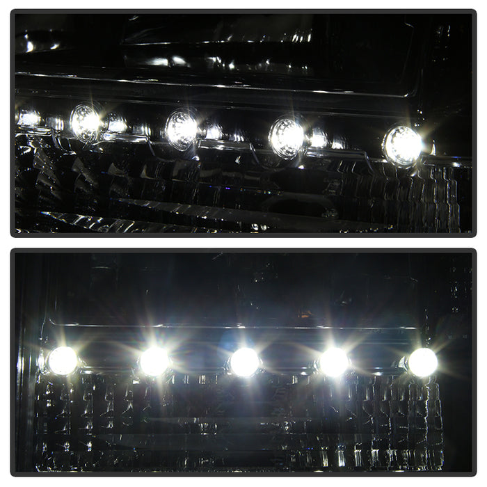 SPYDER Xtune Jeep Grand Cherokee 93-98 1Pc Crystal Headlights Chrome HD-ON-JGC93-1PC-LED-C 5017659