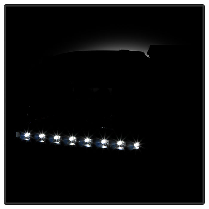 SPYDER Xtune Toyota Tacoma 01-04 1 Piece w/ Chrome Trim Crystal Headlights Black HD-ON-TT01-1PC-LED-CC-BK 5056221