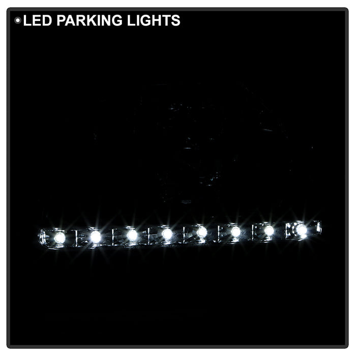 SPYDER Xtune Toyota Tacoma 01-04 1 Piece w/ Chrome Trim Corner Crystal Headlights HD-ON-TT01-1PC-LED-CC-C 5056368