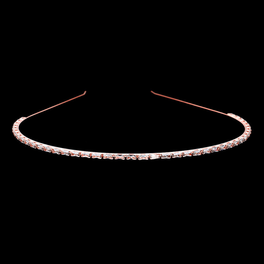 1Row Rectangle Stone Headband