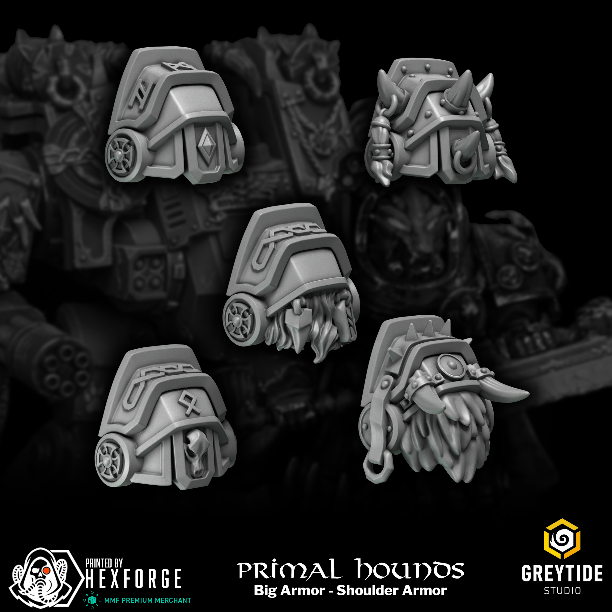 Primal Hounds - Big Armor - Shoulder Armor