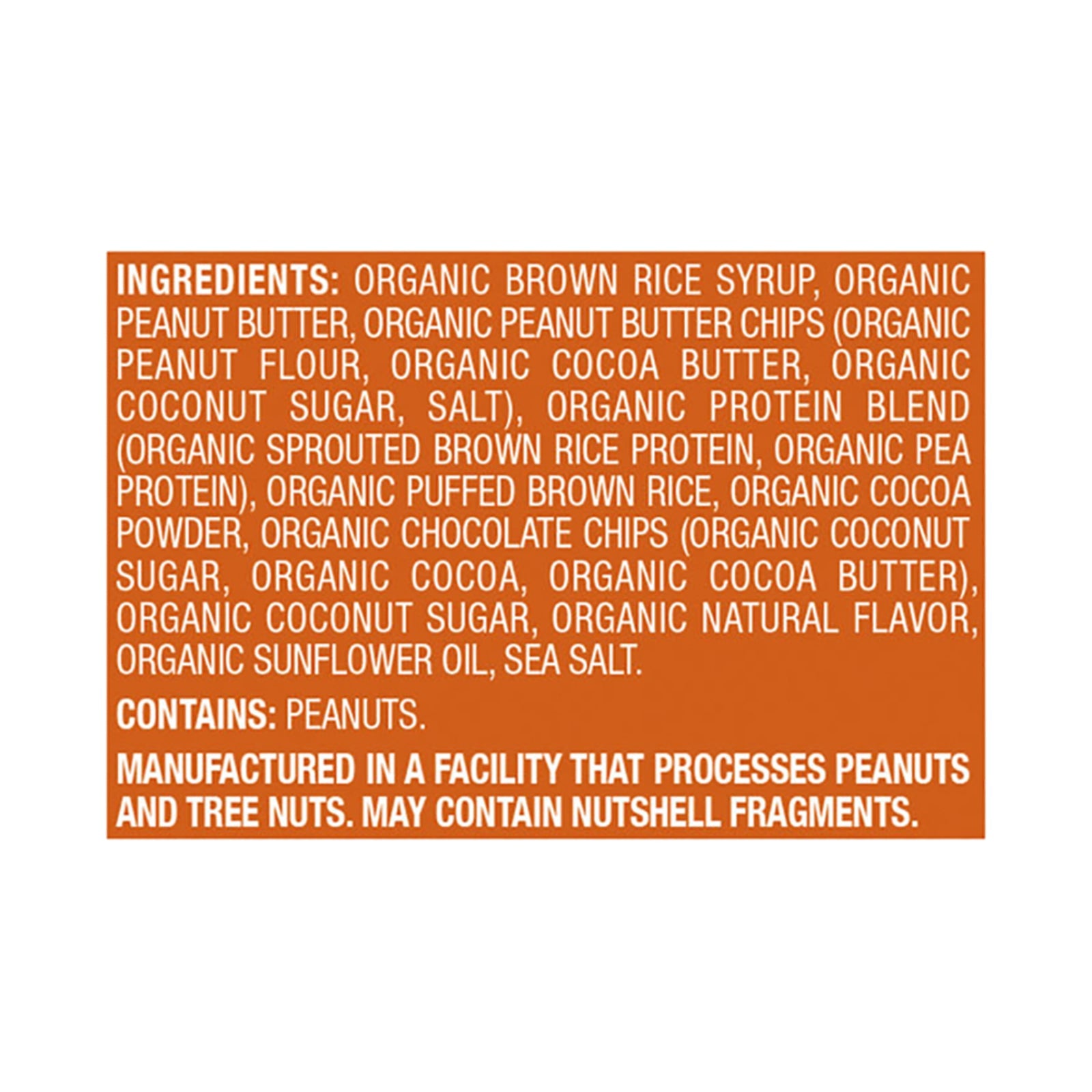 GoMacro Organic Mini Double Chocolate Peanut Butter Bar - 8 Pack x 7.2 Oz. (64 bars)