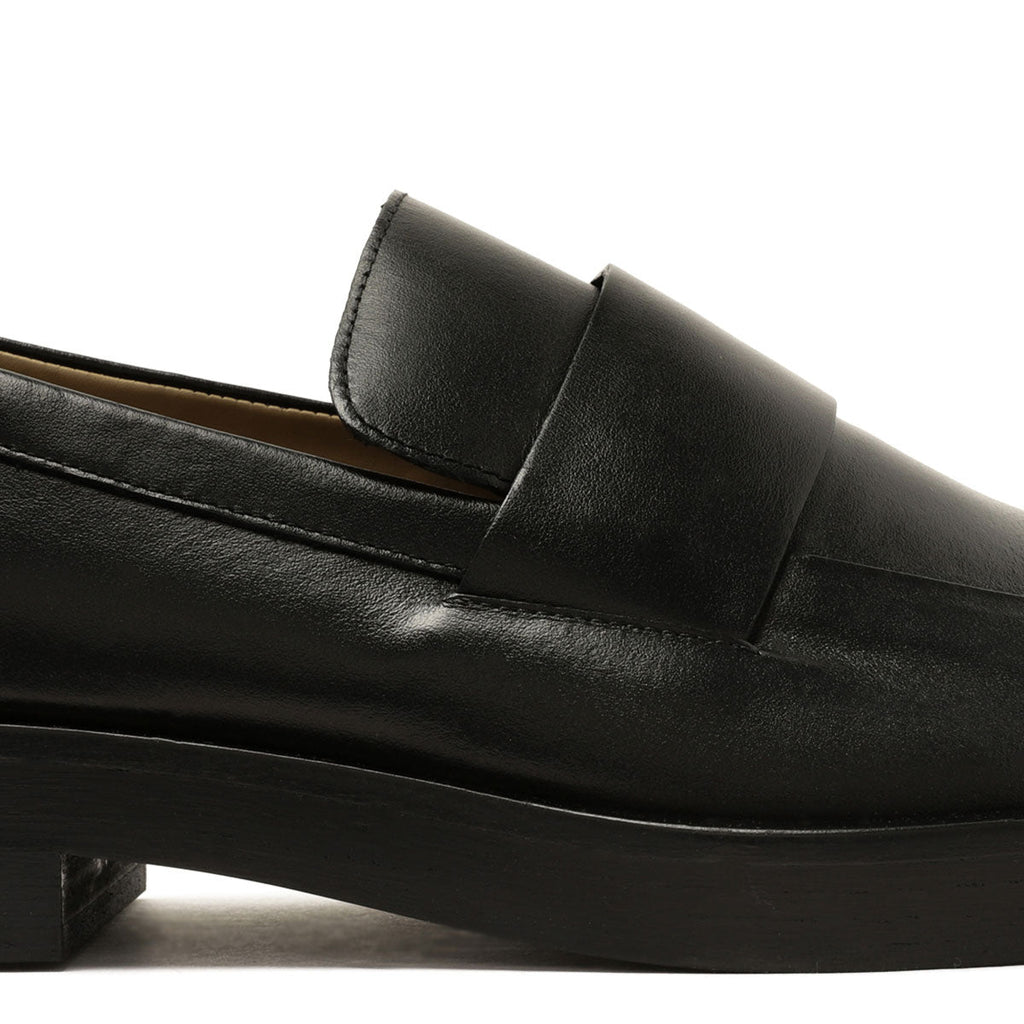 CALVIN KLEIN Men's Leather Flat Moccasins