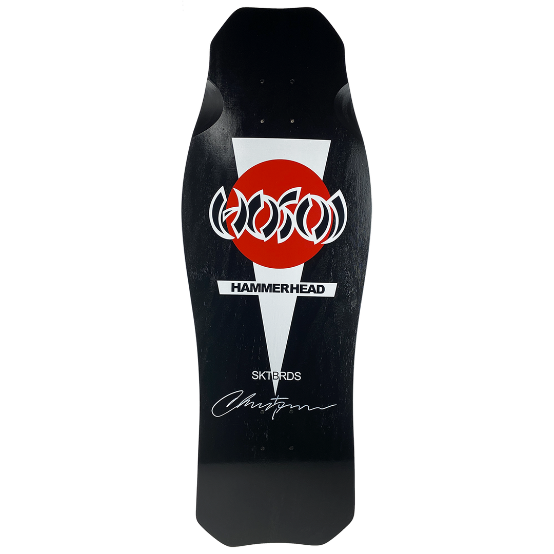 Hosoi Skateboards O.G. Hammerhead Black [Signed] 10.5" Skateboard Deck *Autographed