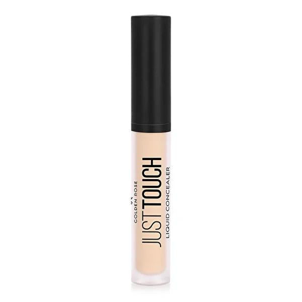 Golden Rose Just Touch Liquid Concealer - #01 - Conceals Dark Circles, Blemishes, Natural Brightening, Long Lasting Coverage