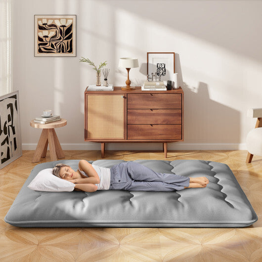 Futon Mattress with Washable Cover and Carry Bag-Full Size