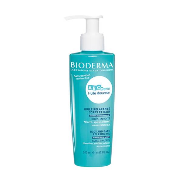 ABCDerm Baby Massage Oil - Nourishing, Soothing, Hypoallergenic Relaxing Oil for Sensitive Skin - 6.76 fl oz