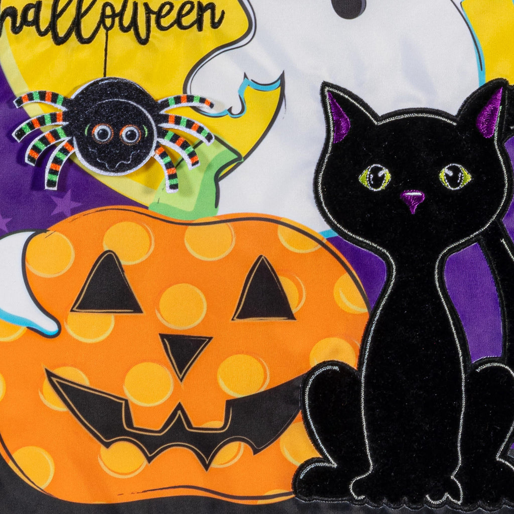 Halloween Friends 2 Sided Garden Flag