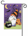 Halloween Gnome Garden Flag Susan Winget