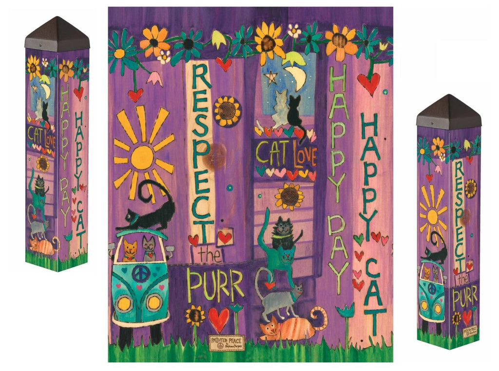 Happy Cat Art Pole 20 Inches Tall