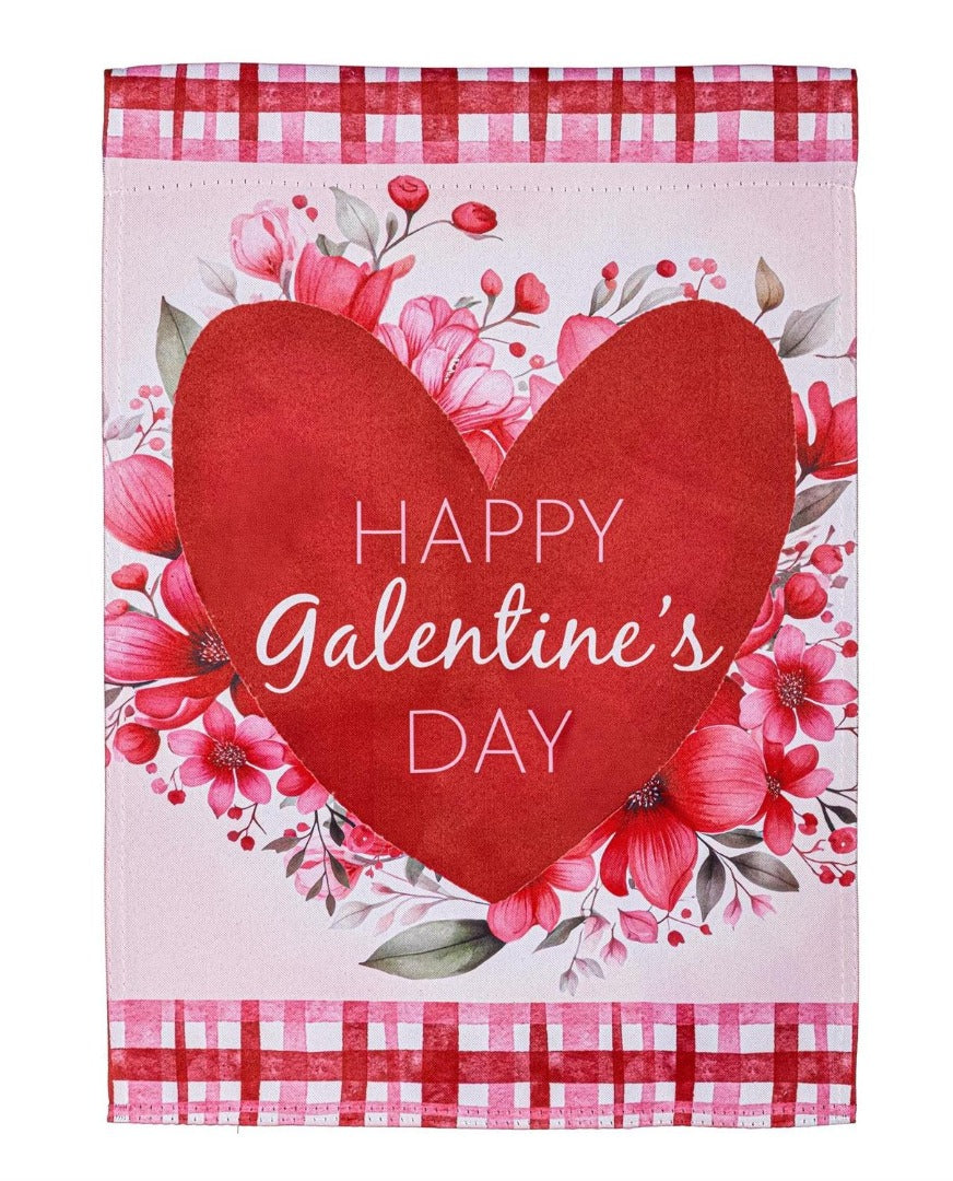 Happy Galentine's Day 2 Sided Garden Flag