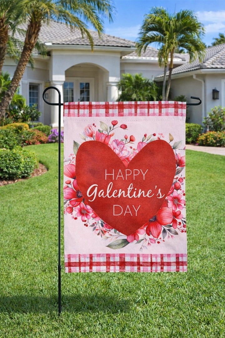 Happy Galentine's Day 2 Sided Garden Flag
