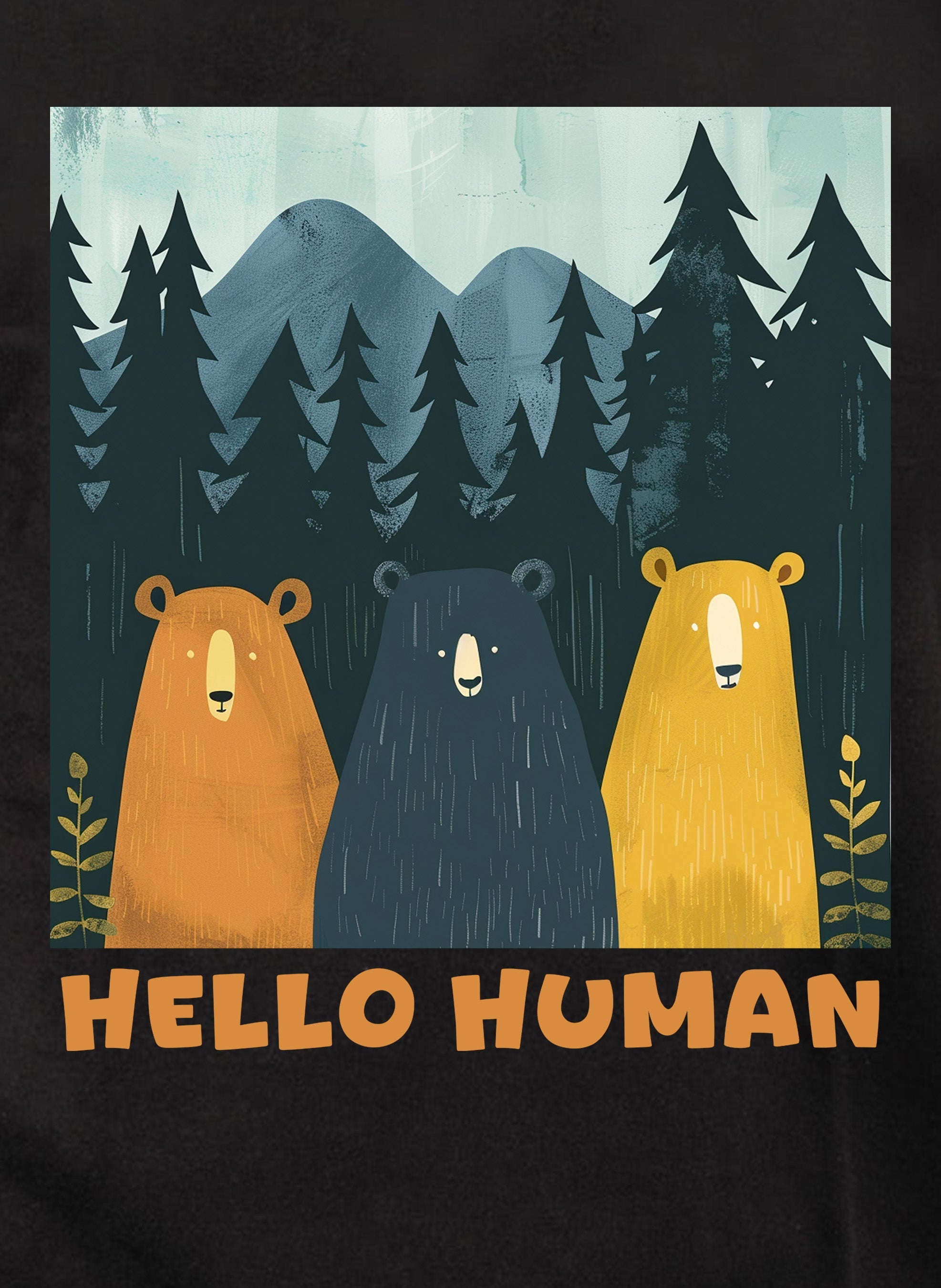 Hello human Kids T-Shirt