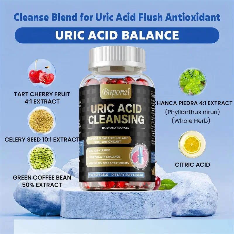 Herbal Supplement-Uric Acid Cleanser & Kidney Support.