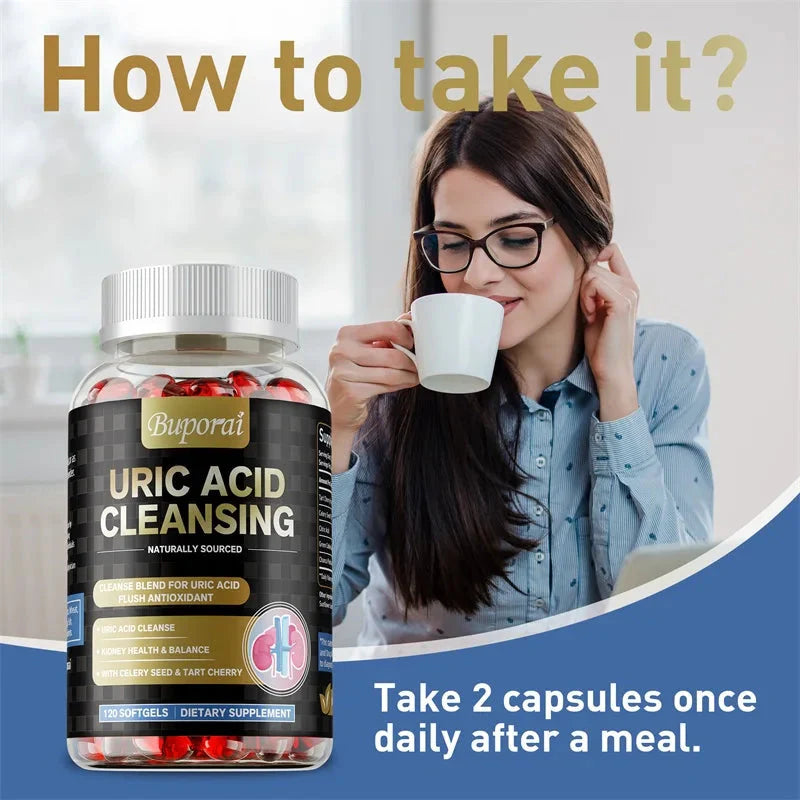 Herbal Supplement-Uric Acid Cleanser & Kidney Support.