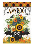 Hey Boo 2 Sided Garden Flag