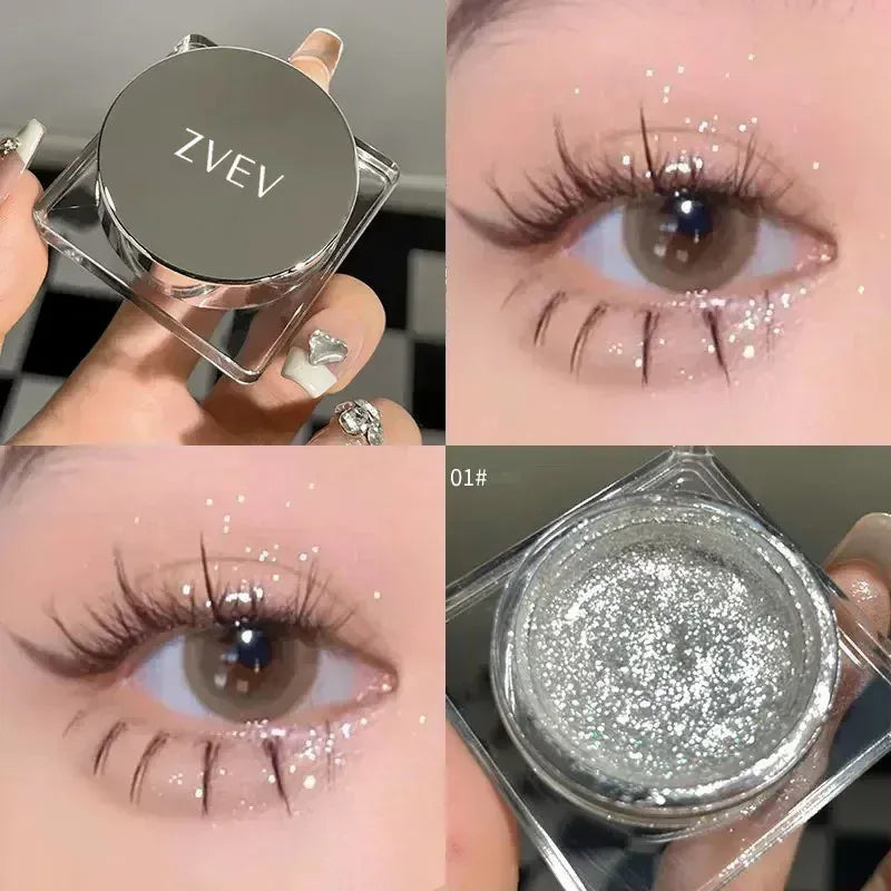 High Gloss Black Eyeshadow Make Up Palette