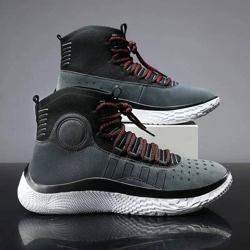 High-top shoe library basketball shoes. Flying light, breathable soft casual sneakers. fashion running shoes.