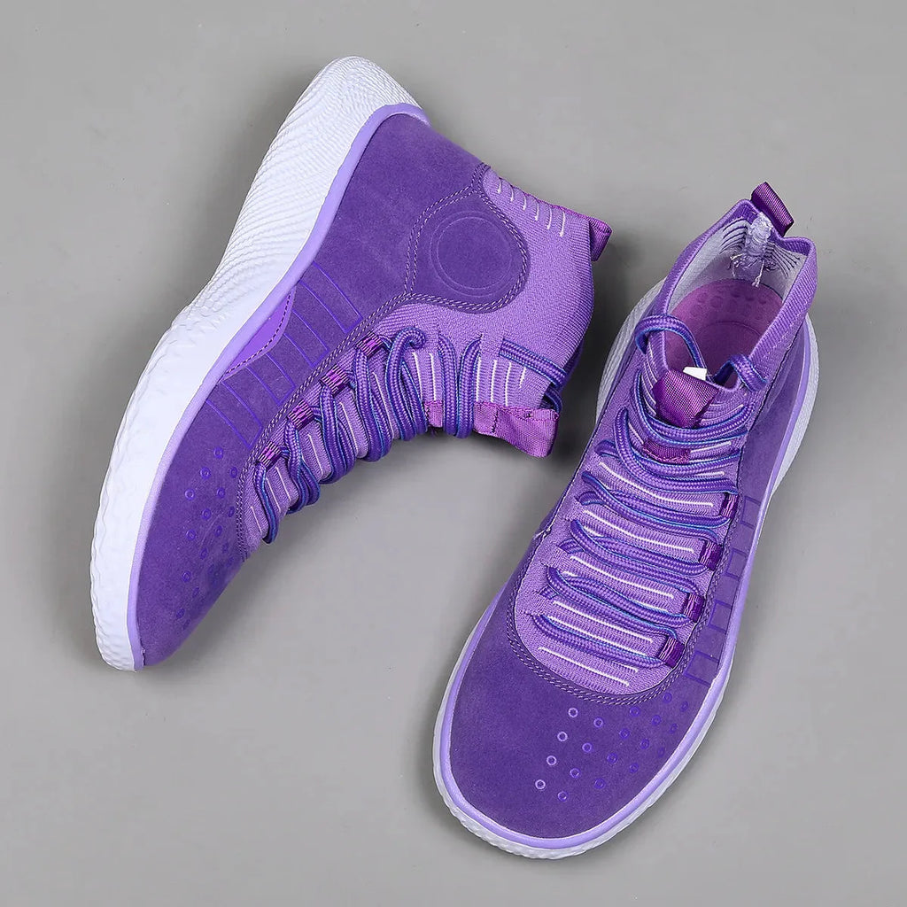 High-top shoe library basketball shoes. Flying light, breathable soft casual sneakers. fashion running shoes.