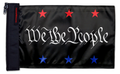 We The People 12"x18" Forever Wave Flag for Jeep Wrangler JLU 4-Door 2018-Present