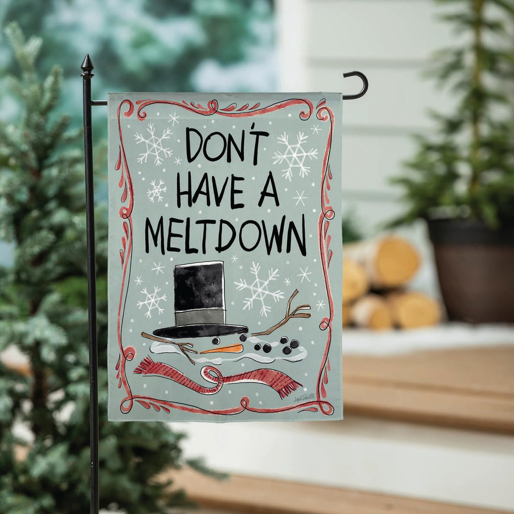 Holiday Fun Christmas Garden Flag 2 Sided