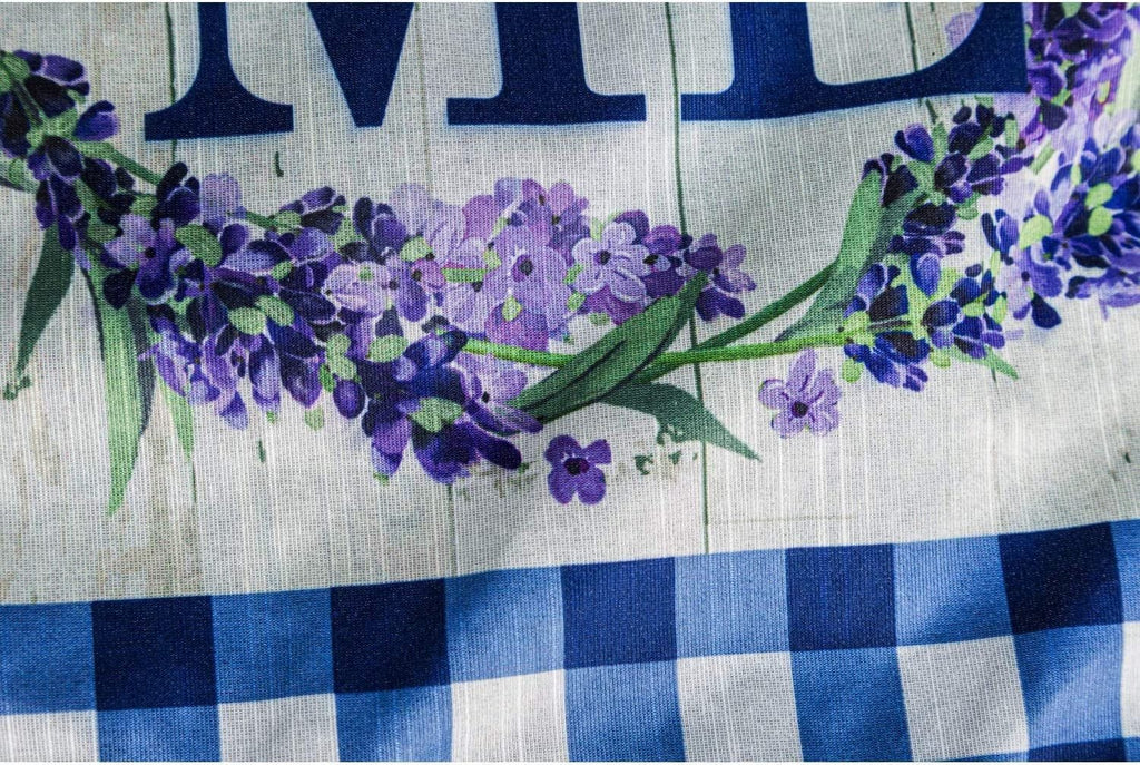 Home Wreath Garden Flag 2 Sided Inspirational