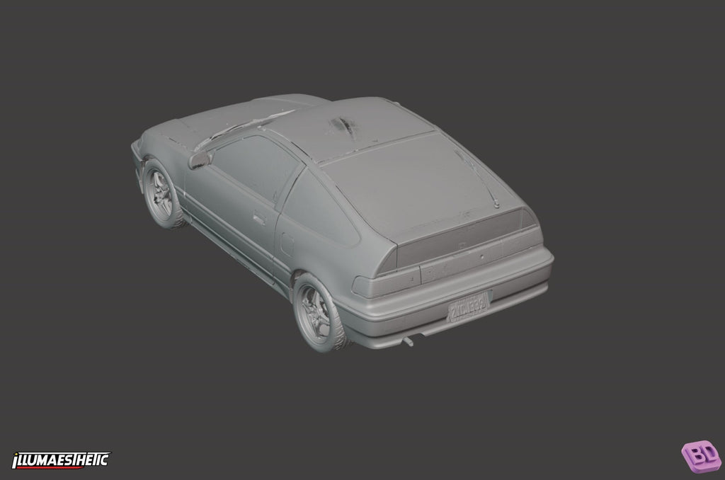 Honda CR-X 3D Scan (1987-1991)