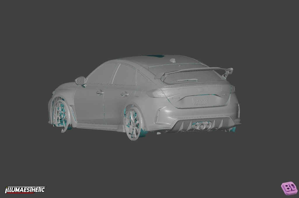 Honda Civic Type R (FL5) 3D Scan (2023+)