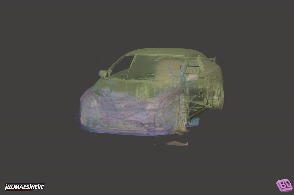 Honda Civic Si (FG2) 3D Scan (2006-2009)