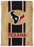 Houston Texans Garden Flag 2 Sided Burlap