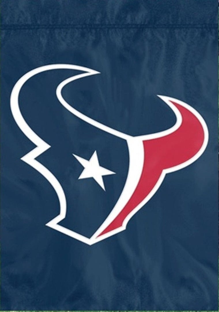 Houston Texans Garden Flag Applique Single Sided