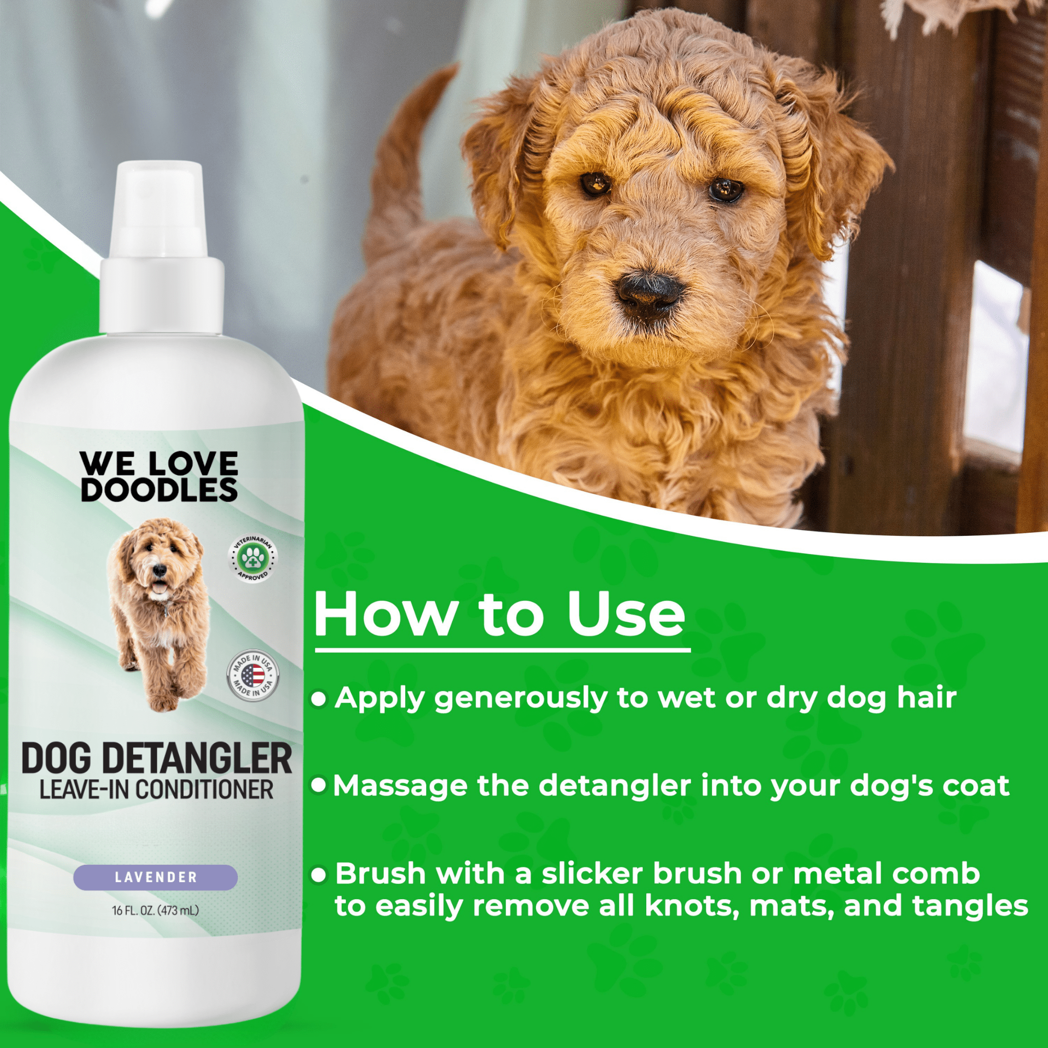 Home Dog Grooming Starter Pack Clean, Soft, Tangle-Free Coats at Home